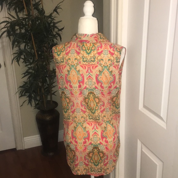 PROTOTYPE CUTE SLEEVELESS HI/LOW TIE TOP (SIZE L) - Picture 7 of 8